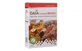 Gaia Crunchy Muesli, Real Fruit  Box  400 grams
